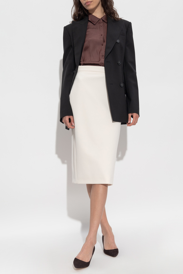 スカート MAX MARA Woman Skirt Cream 2521106061600 007 Cream Pencil skirt 